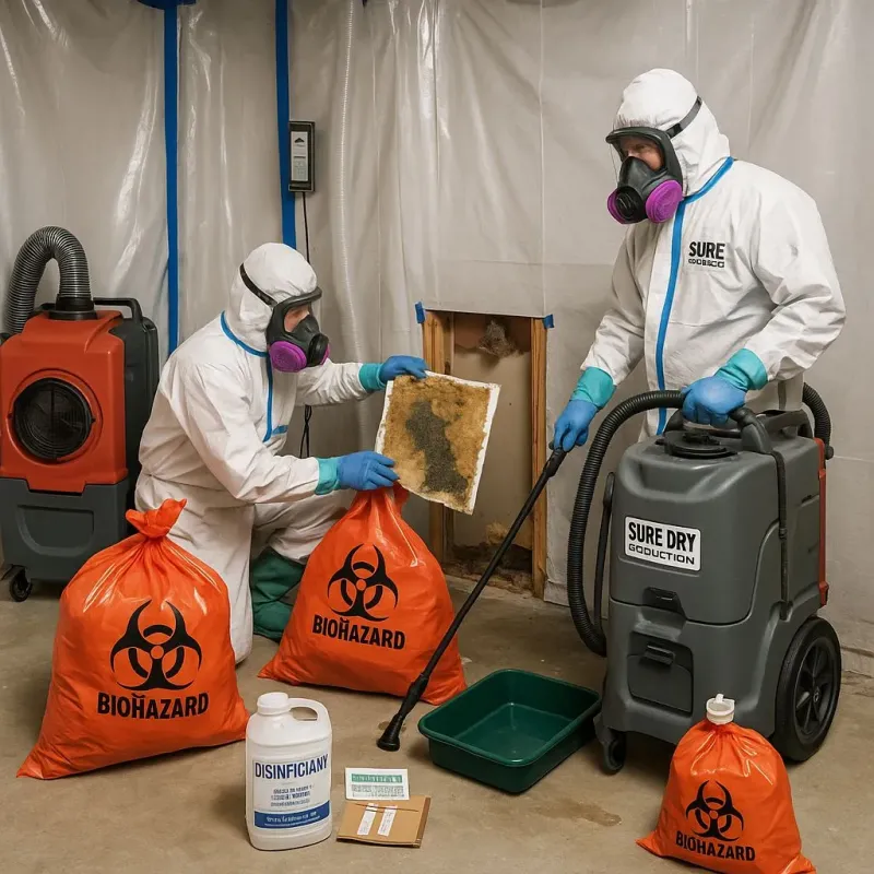 Contaminated Water Handling Protocols process in Mansfield, OH