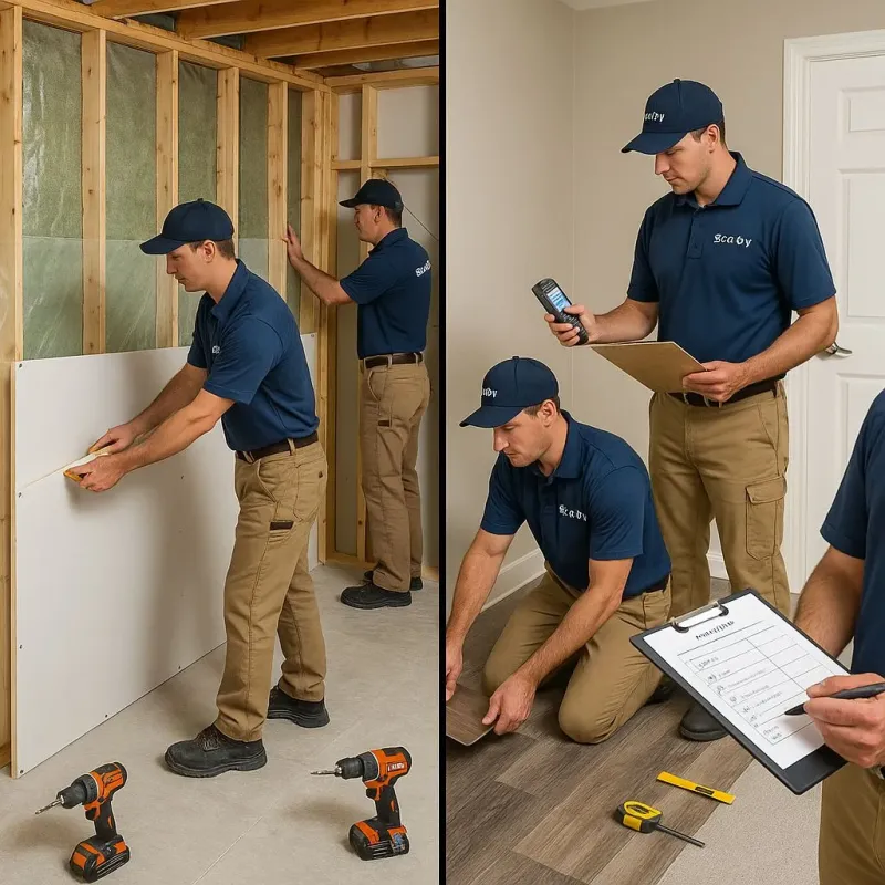 Repairs and Reconstruction process in Mansfield, OH